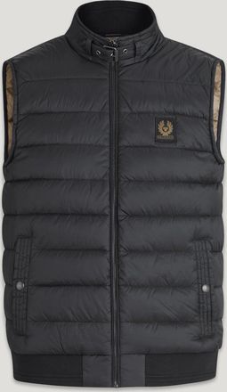Belstaff Circuit Gilet Mens Down Filled Nylon Black Size UK 34