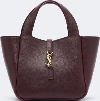 Saint Laurent Le 5 &agrave; 7 Bea Baby leather top-handle bag
