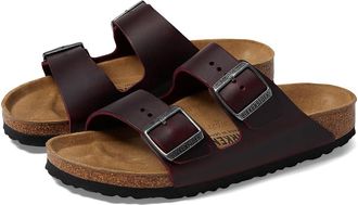 Birkenstock Arizona - Oiled Leather Womens Shoes Zinfandel : EU 40 (US Womens 9-9.5) Narrow