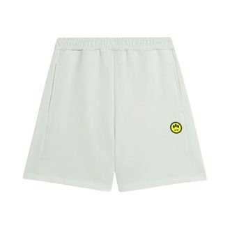 Barrow Casual Shorts, male, White, Size: M Iconic Bermuda In Felpa