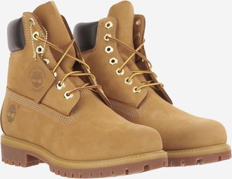 Timberland Mens Ankle Boots 6-Inch Leather Beige