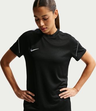 Nike Womens Strike Dri-FIT Soccer Short-Sleeve Top in Black | IH0466-010