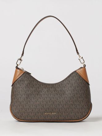 Michael Kors Borsa Jet Set in cotone spalmato con monogram MK