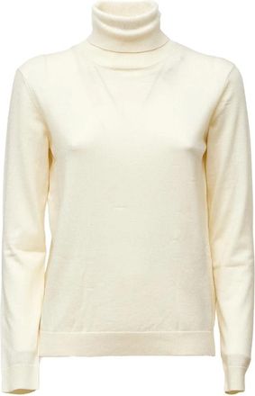 Max Mara Turtleneck - Dames - Coltruien - Wit - S - Truien & Vesten
