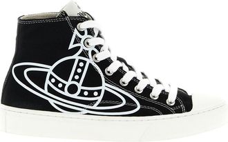 Vivienne Westwood BlackWhite Lace Up Sneakers