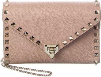 Valentino Rockstud Mini Grainy Leather Crossbody