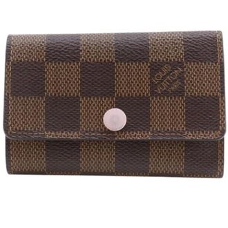 Louis Vuitton Pre-owned Accessories, female, Brown, Size: ONE SIZE Pre-owned Keycase