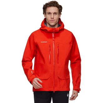 Mammut Crater Pro Hs Hooded Jacket - Mens in Mammut Red at Nordstrom, Size X-Large