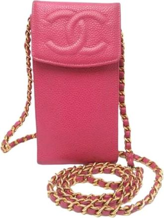 Chanel Pre-owned Mini Bags, female, Pink, Size: ONE SIZE Pre-owned Vintage Mini Shoulder Bag