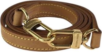 Louis Vuitton Pre-owned Accessories, female, Beige, Size: ONE SIZE Pre-owned Leather Shoulder Strap