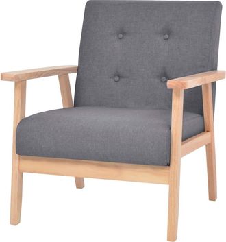 vidaXL Vidaxl - Sill&oacute;n De Tela Gris Oscuro
