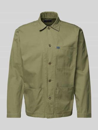 Polo Ralph Lauren Regular Fit Jeanshemd mit Label-Detail Modell OSBAR in Gruen, Gr&ouml;&szlig;e S