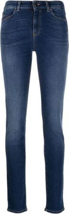 Emporio Armani Blauwe Slim Fit Jeans 6L2J182Ds 3Z0941 - Dames - Skinny Jeans - Blauw - W25 - Jeans
