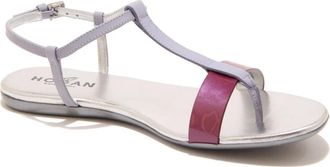 Hogan Valencia Listini Sandalen - Dames - Sandalen - Paars - 36 EU - Leer - Schoenen