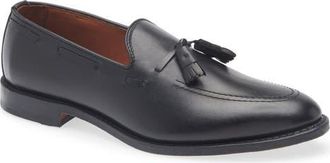 Allen Edmonds Grayson Tassel Loafer in Black Leather at Nordstrom, Size 7.5