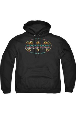 Gildan Batman Aztec Fill Adult Pull Over Hoodie / Hooded Sweatshirt