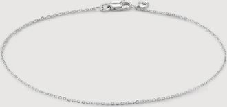 Monica Vinader Gold Super Fine Chain Bracelet