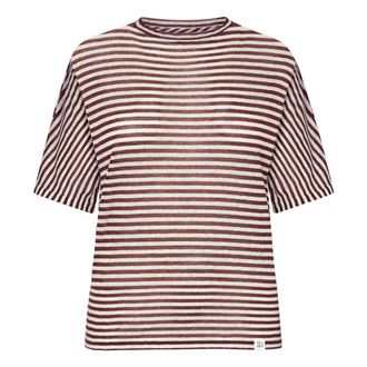 Peuterey T-Shirts, female, Brown, Size: L Costantine LIN RIG 01