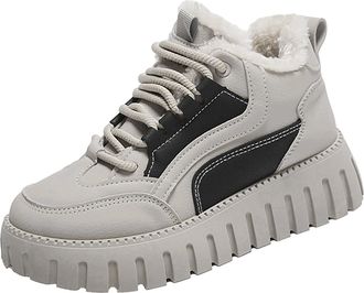 Generic Trail Running Shoes Women Trainers for Women Plush Vegan Comfort Trainers for Tourism All Day Cushioning Sightseeing Theme Parks Long Hours on Black S