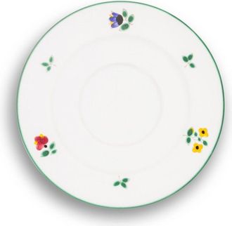 Gmundner Keramik Gmundner Cer&aacute;mica Flores Dispersas Plato Caf&eacute; Gourmet 16cm
