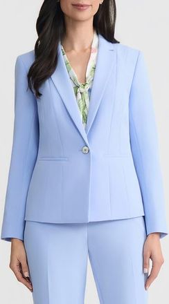 Kasper Panel Seamed Jacket in Paris Bleu at Nordstrom, Size 14P