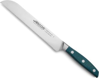 Arcos Cuchillo panero acero inoxidable forjado nitrum 200 mm mango azul