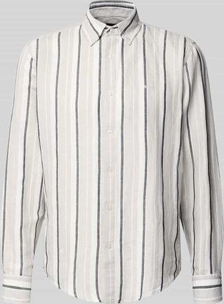 Boss Orange by Hugo Boss BOSS Orange Regular Fit Freizeithemd aus Leinen-Baumwoll-Mix Modell RICOPLUS_M in Sand, Gr&ouml;&szlig;e XXXL