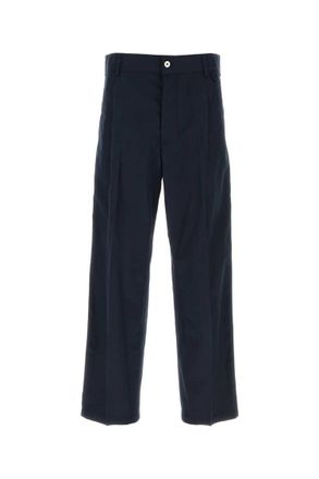 Bottega Veneta Navy blue cotton pant