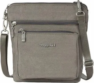 Baggallini Modern Pocket Crossbody Bag in Sterling Shimmer at Nordstrom