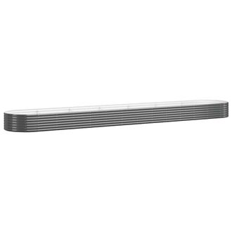 vidaXL Vidaxl - Jardinera Arriate Acero Galvanizado Antracita 544x100x36cm
