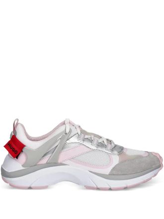 HUGO BOSS Sneakers con design a inserti - Grigio