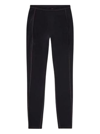 Diesel Meredith-Utlt seam-detail leggings - women - Polyamide/Elastane - L - Black