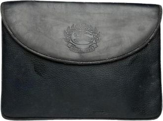 Burberry Pre-owned Clutches, female, Black, Size: ONE SIZE Pre-owned Leather Clutch