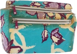 Chanel Pre-owned Vintage Pouch - Dames - Vintage Clutch - Veelkleurig - ONE Size - Leer - Vintage