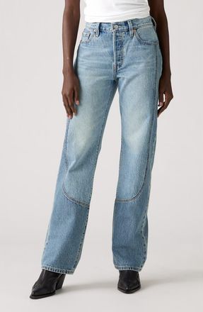 Levi's 501 90s Western Chaps High Waist Jeans in Free Range at Nordstrom, Size 24 X 30