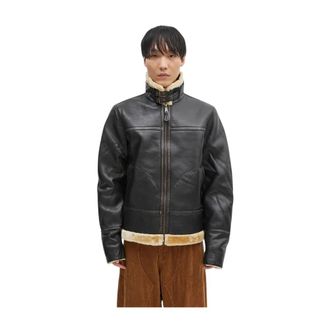 Alpha Industries B3 Leren Jas - Heren - Leren en Su&egrave;de Jassen - Bruin - M - Leer - Jassen