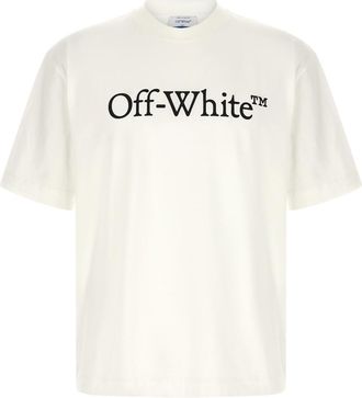 Off-white White Big Bookish Skate T-shirt