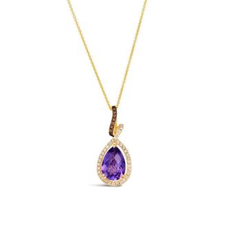 Le Vian Ladies Chocolate Shavings Necklaces set in 14K Honey Gold