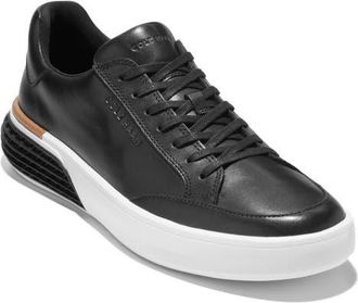 Cole Haan GrandPr&oslash; Halfcourt SkyWeave Sneaker in Black/white at Nordstrom, Size 12