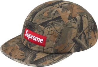 SUPREME FW26 Washed Chino Twill Camp Cap Realtree Hardwoods Camo SUP-FW26-1069-RCMO
