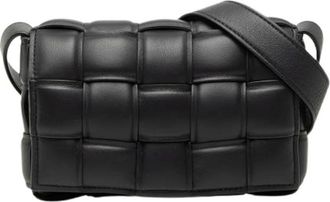 Bottega Veneta Pre-owned Padded Cassette Cross Body Bag - Dames - Vintage Schoudertas - Zwart - ONE Size - Leer - Vintage
