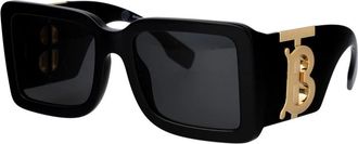 Burberry Be 4406U Zonnebril - Dames - Zonnebrillen - Zwart - 55 MM - Accessoires