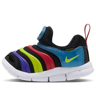 Nike (TD) Nike Dynamo Free Black Light Blue Crimson Lemon 343938-034