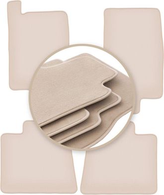 OEM Alfombrillas Beige Premium Para Ford Explorer Dise&ntilde;o Personalizado