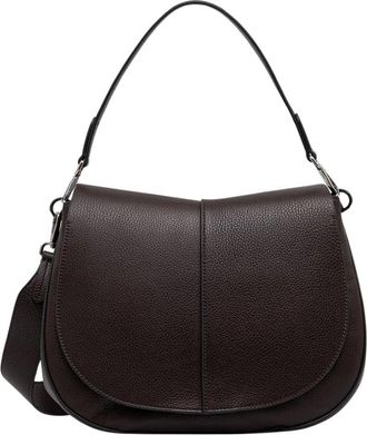 Gianni Chiarini Helena Round - Dames - Schoudertassen - Bruin - ONE Size - Leer - Tassen