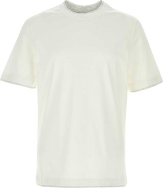 Brunello Cucinelli Brunello Cucinelli White Cotton T Shirt