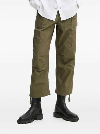 G-Star cargo cropped trousers - Green
