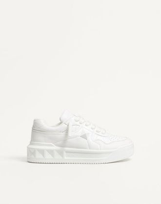 Valentino Garavani One Stud Xl Nappa Leather Low-Top Sneaker