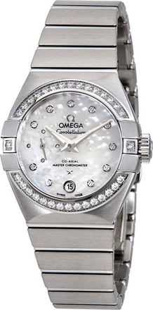 Omega Constellation Automatic White Mother of Pearl Dial Ladies Watch 127.15.27.20.55.001
