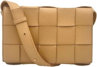 Bottega Veneta Pre-owned Leren Schoudertas - Dames - Vintage Schoudertas - Bruin - ONE Size - Leer - Vintage